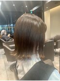 【中村】春感外ハネボブ+ゆるかわミルクティーカラー