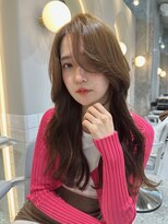 シーシンジュク 新宿南口(Sea shinjuku)&nbsp;韓国風前髪×ショコラアッシュ【ふんわりカール/新宿/髪質改善】