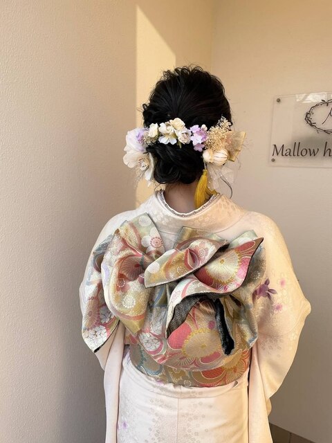 華やか成人式可愛いヘアアレンジ♪