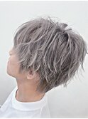 ハイトーン/シルバー/メンズカット