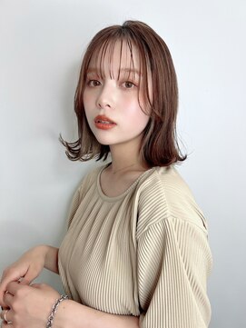 ディレクト 新宿(Direct) モカベージュ×外ハネミディ☆