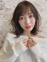 リープアルケー ヘアアンドヘッドスパ 錦糸町北口店(leap arche Hair&head spa) 大人かわいい/レイヤーロング/グレーベージュ/前髪パーマ/錦糸町