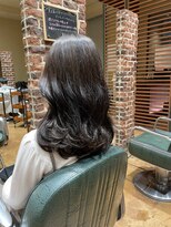 チップタップ 町田店(tip top)&nbsp;layer long × cocoa brown #韓国ヘア