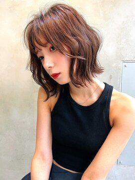 ロジッタ(ROJITHA) 【ROJITHA表参道原宿】くびれボブ×ピンクベージュ