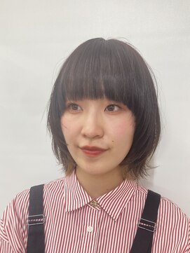 ヘアー アレス(hair ales) マッシュウルフ ボブウルフ 顔まわり