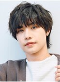 ビジネス 爽やか ニュアンスパーマ　ナチュラル 好感度ヘア