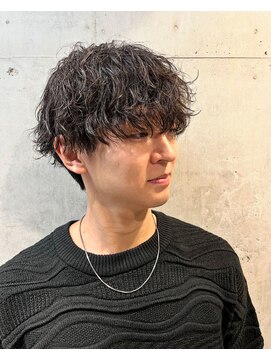 サロンリベルテ(salon Liberte) ミディアムモテ髪☆フェザーマッシュ×波巻きスパイラル