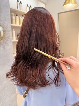 ポジ(poji) パーマ　髪質改善　艶髪　ミディアムレイヤー　学割24