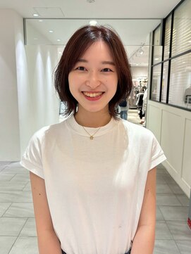 ビーハイブアヴェダ PARCO2店(BEHIVE AVEDA) PINK×ボブレイヤー/sakuya