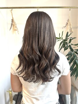 ロウブ(roubu.) 【roubu.】【ブリーチなしダブルカラー】モカベージュ