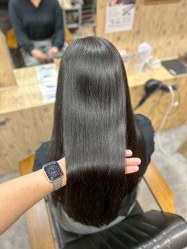 ヌープヘアーアイス(NUUP.hair ici) 【透明感】ナチュラルストレートの大人上品艶ロング◎