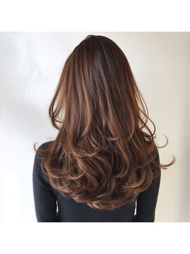 アイビー(ivy) ナチュラルハイレイヤーワンカールベージュブラウン30代40代50代