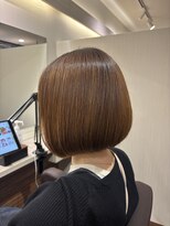 ディアローグ 登戸店&nbsp;ナチュラルベージュ×ボブ