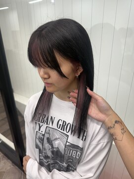 ヘアースマイルクー(HAIR SMILE COEUR) 【SAYAKA】イヤリングカラー×ピンク