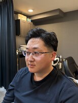 ザ ブライト バーバー(The BRIGHT BARBER)&nbsp;ニュアンスパーマ×七三スキンフェード