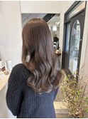 透明感グレージュ