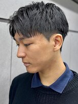 ニコトウキョウ 新宿(nico TOKYO)&nbsp;刈り上げアップバングスパイキーショートパーマスパイラルパーマ