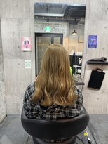 シード(SEED) 長崎 オリーブベージュ ブリーチなしダブルカラー