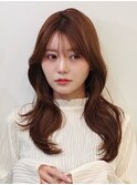 シースルー前髪×韓国顔周りカット 【八王子】