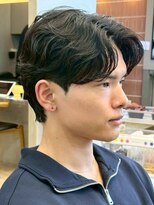 エリマバイフィフス 調布(elima by fifth) 調布メンズパーマニュアンスパーマフェザーパーマセンターパート