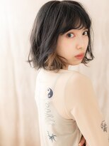 カバーヘアアンドスパ ブリス 浦和(COVER HAIR&SPA bliss) イヤリングカラーデジタルパーマ抜け感ゆるふわボブ20代30代X
