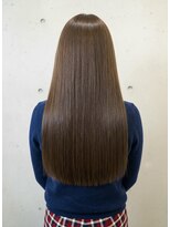ヘアー アイス 御器所本店(HAIR ICI)&nbsp;ブリーチなしカラーチョコレートブラウン夏カラー秋カラーロング