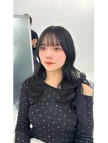 コア プラス 立川(COA PLUS) 透明感カラー髪質改善ダブルカラー韓国レイヤーカット前髪顔周り