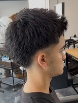 ビーテックバイゼン 山科店(B-TECH by Zen)&nbsp;海外風ヘアスパイキーショートテーパーフェードメンズショート