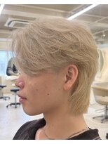 ニコ トウキョウ ヨコハマ(nico)&nbsp;メンズセンターパートウルフセンターパートニュアンスパーマ襟足