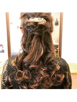 ユーフォーヘアー(U for hair)&nbsp;ハーフアップアレンジ