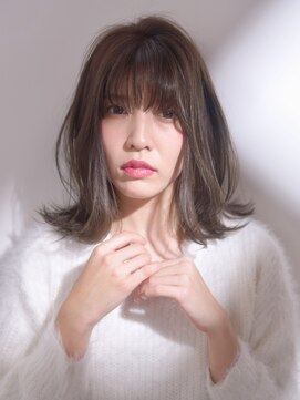 ネオリーブアオバ 高田馬場店(Neolive aoba) 【aoba/高田馬場】 重めのセミディスタイル♪ ブルージュ