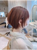 【津賀　涼】大人美人ショートイメチェン白髪ぼかしモード