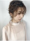 【三ツ井純】ハードパーマ無造作前髪パーマ簡単ヘアアレンジ