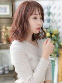 大人かわいいレッドブラウン小顔ヨシンモリc大宮20代30代40代