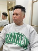 【星篤志】バーバーかき上げヘアビジネスヘア
