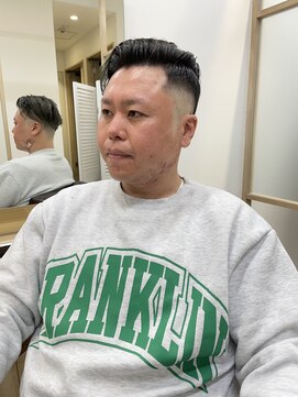 トッカ ヘアアンドトリートメント 仙台店(tocca) 【星篤志】バーバーかき上げヘアビジネスヘア