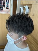 ツーブロック 束間
