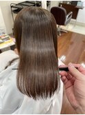30代40代50代/艶髪/カーキベージュ【髪質改善トリートメント】