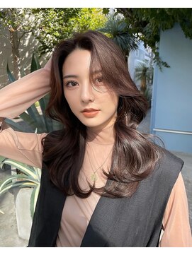 プレスドットサロン 表参道 青山(Press. Salon) 上品なmilk tea brown color 1番人気ヘアデザイン/表参道