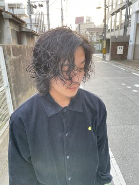 メリケンバーバーショップ フクオカ(MERICAN BARBERSHOP FUK) ゆるパーマ