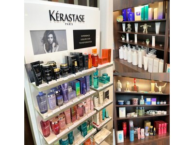 KERASTASE・COTA・HM　など豊富な商品扱っております