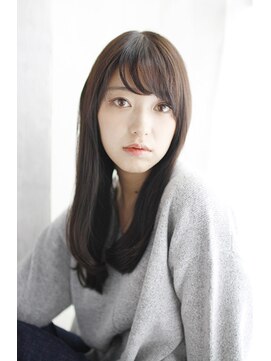 シュシュット(chouchoute) 斜めバングデザインカラーシルキーベージュグレージュカラー/079