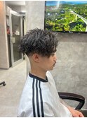 【メンズ】スキンフェード ツイストスパイラルパーマ