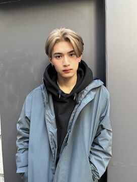 ノラ シブヤ(NORA) ”嶋津”メンズハイトーンセンターパート