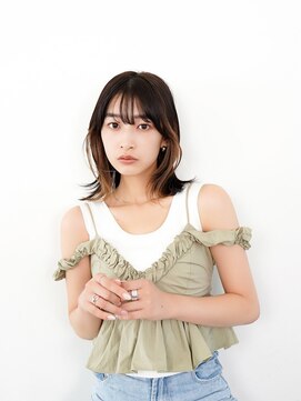 ラフィスヘアー クロム 大宮店(La fith hair chrome) 【La fith】ふんわりミディアム×インナーカラー