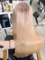 ロイス 神宮前(ROIS)&nbsp;ミルクティーベージュ/ダブルカラー/ケアブリーチ/ハイトーン