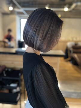 ビア 門前仲町(bia) 〈門前仲町 マンツーマン〉ボブ×バレイヤージュ