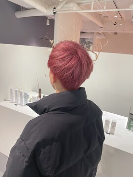 レフ(LEF) チェリーピンク/ダブルカラー/ケアブリーチ/ハイトーン