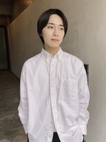 ダークアッシュ/アッシュブラック/カルマパーマ/ベリーショート