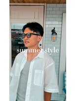 サンディーズ(Sandees)&nbsp;ツーブロックツイストピンパーマ